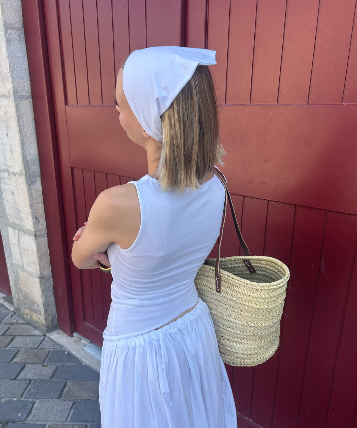 Bandeau Popeline Blanche