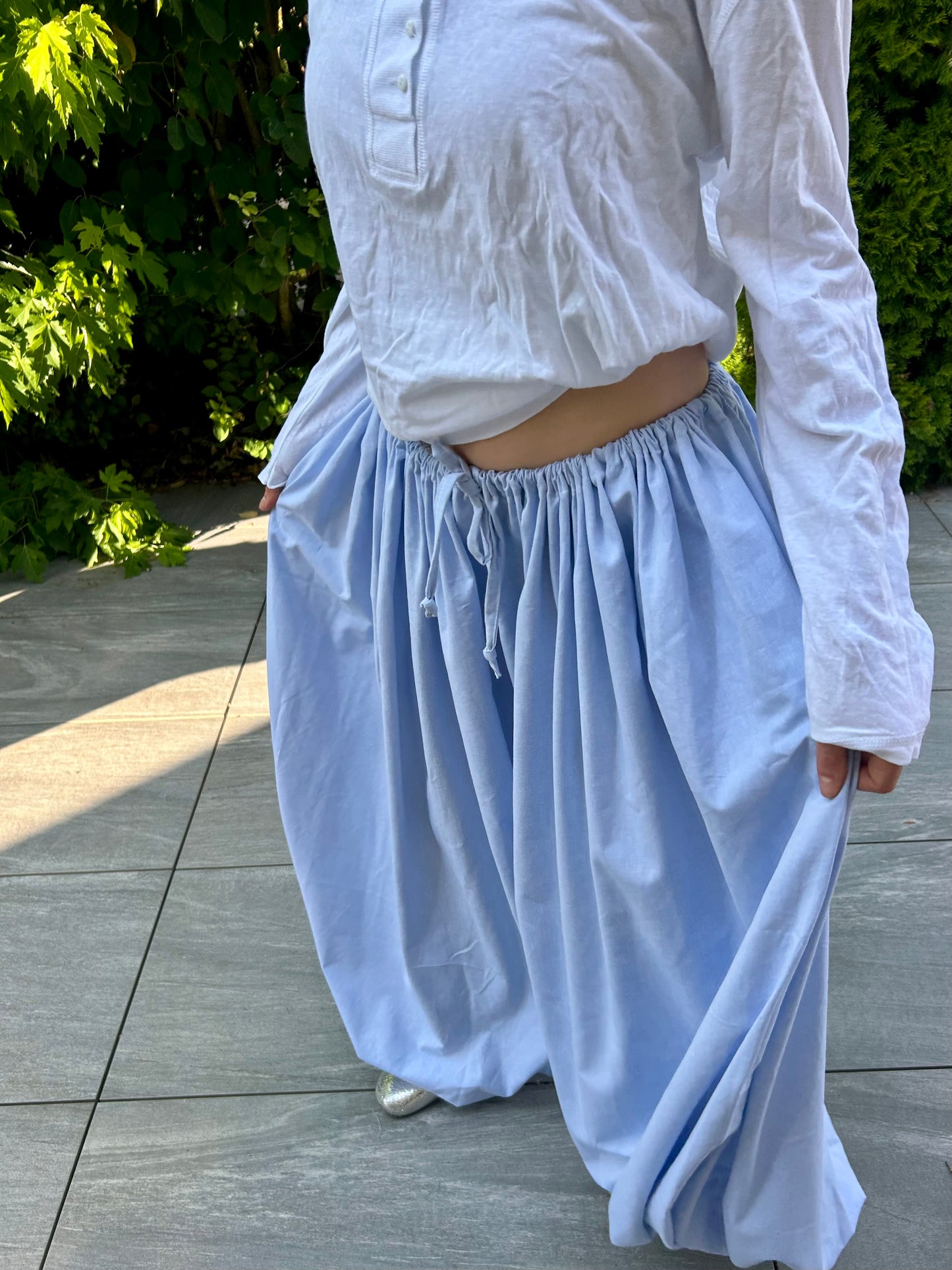 Pantalon Bleu Oxford