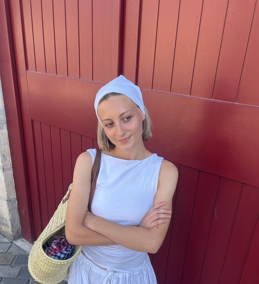 Bandeau Popeline Blanche