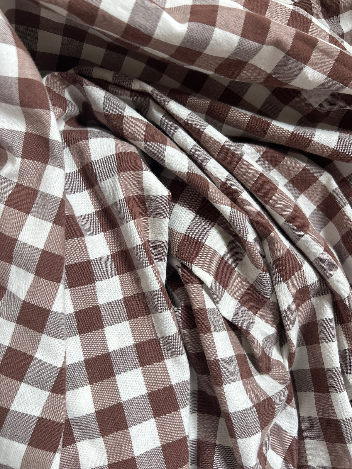 Bandeau vichy marron