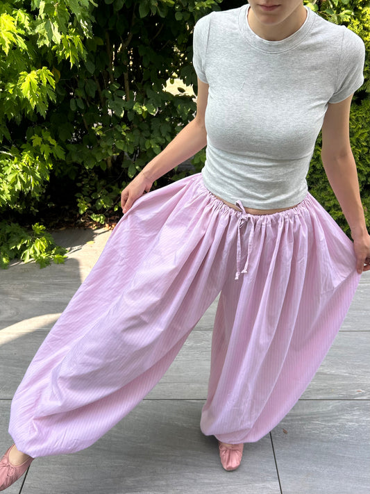 Pantalon Rayures Rose & Marine