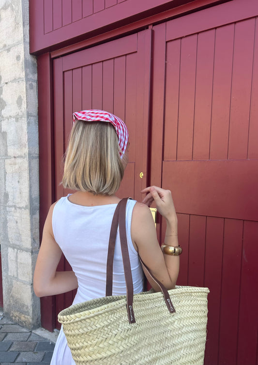 Bandeau Vichy Rouge